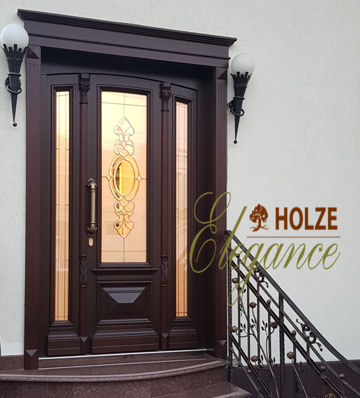 تحول الى تحسين التقارب  Usi exterior lemn stratificat - pentru intrare in casa - Holze